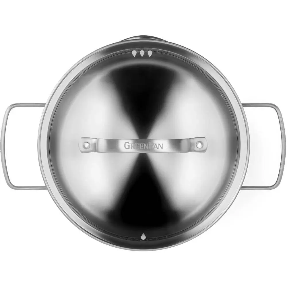Каструля з кришкою GreenPan Chef's Collection 22 см 4,76 л (CC007731-001) - фото 2