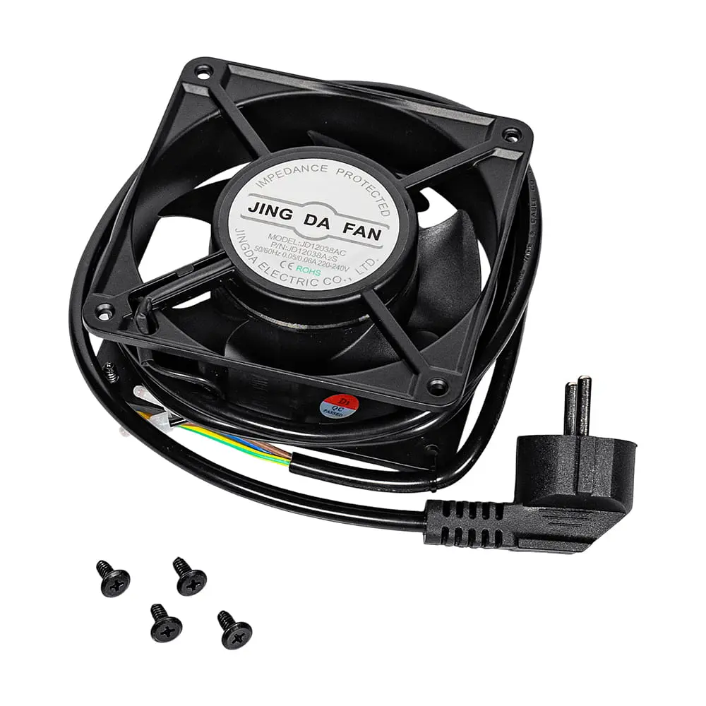 Вентилятор до комутаційних шаф Trinix TRX-FAN1 Black (25-00111) - фото 7