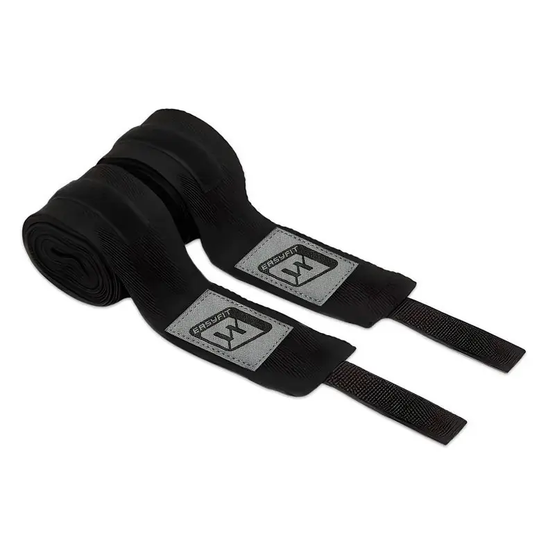 Бінти для боксу EasyFit EF-0374-30-bk, Classic Wrap, чорний 3 м