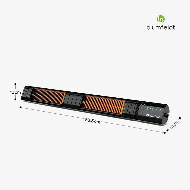 Инфракрасный обогреватель Blumfeldt Gold Bar 3000Вт (10046347) - фото 6