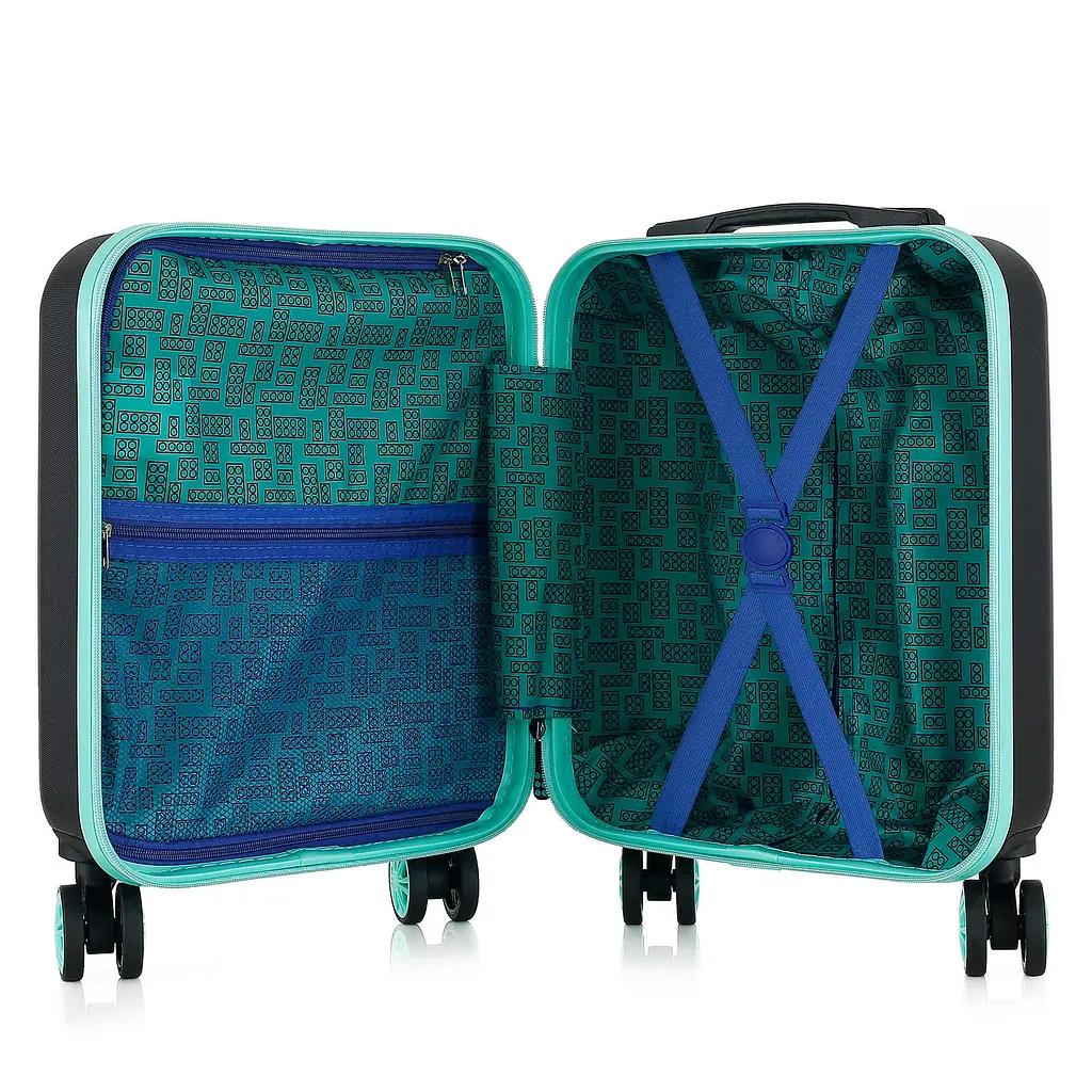 Валіза міні дитяча Semi Line 16 дюймів (XS) ABS-Plastic Black/Blue (T5889-1) - фото 7