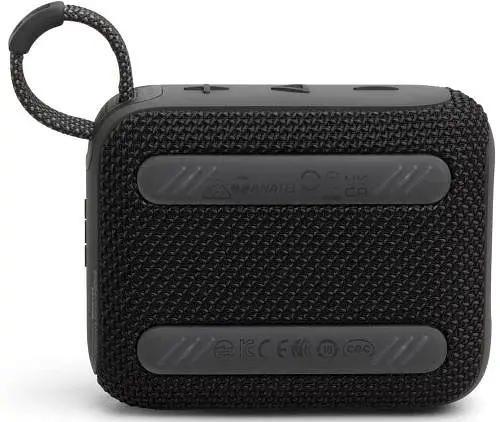 Колонка портативна 1.0 JBL Go 4 Black, 4.2 Bт, Bluetooth, живлення від акумулятора, IPX7 водонепроникна (JBLGO4BLK) - фото 4