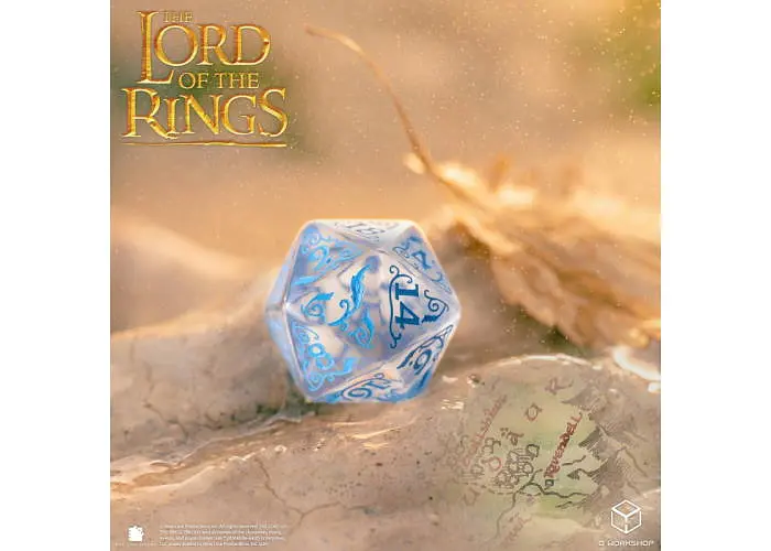 Набір кубиків The Lord of the Rings: Rivendell Dice Set - Water (7 шт.) (LOTR/190166/RIV/A2) - фото 3
