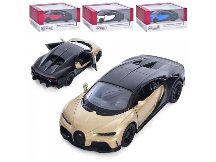 Машина металева Bugatti Chiron, Kinsmart - фото 2