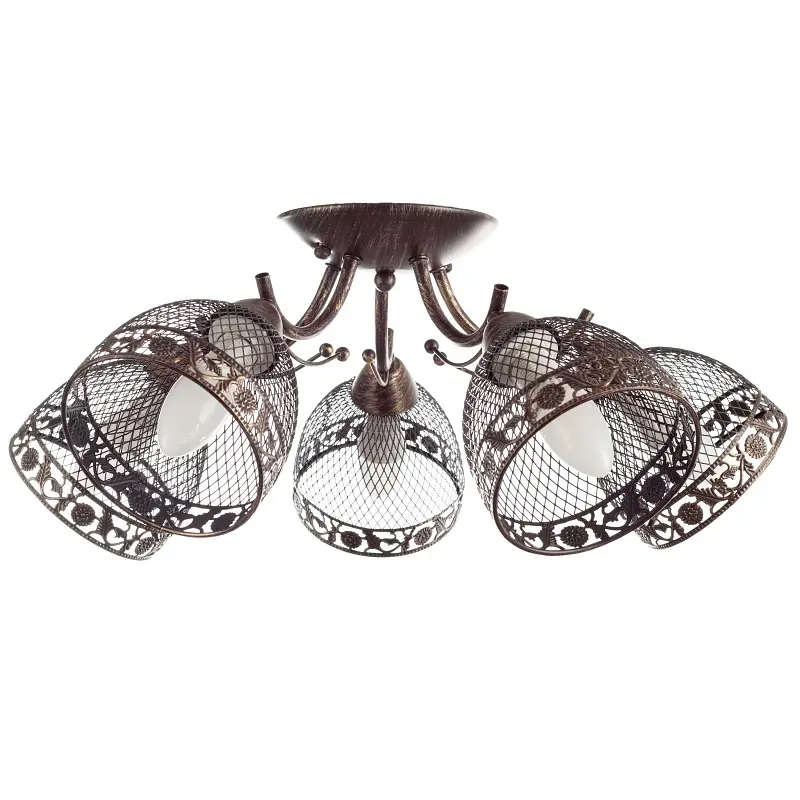 Люстра потолочная Brille в спальню E14 40W BR (BKL-586C/5) - фото 4