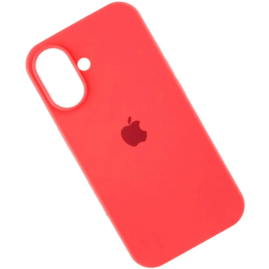 Чохол Silicone Case для Apple iPhone 16 Watermelon Red AA [115097] - фото 3
