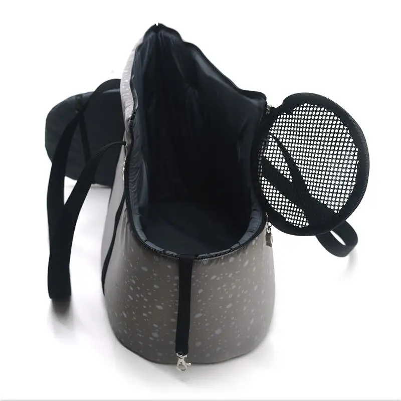 Сумка переноска для тварин Zoo-hunt Берта сіра №0 225х325х270 мм - фото 3