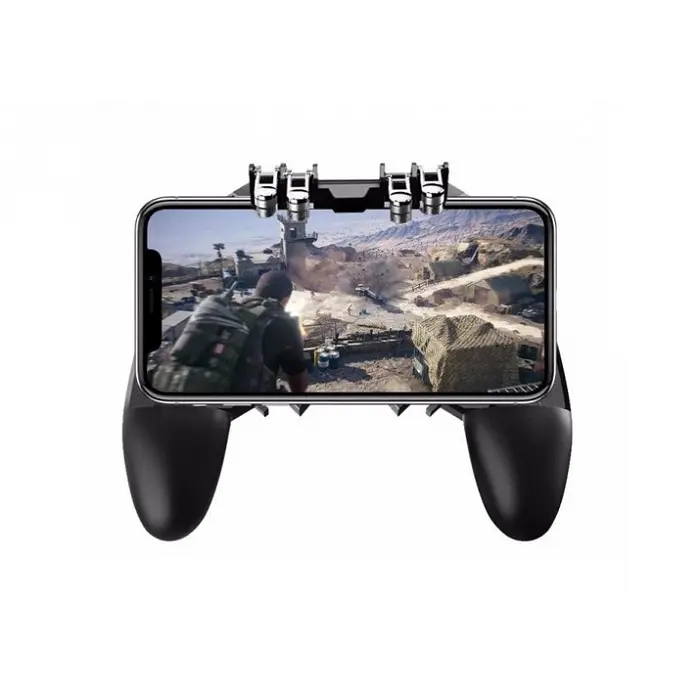 Бездротовий геймпад-тригер для смартфонів Union PUBG Mobile AK66 Чорний - фото 2