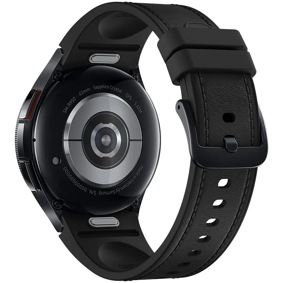Samsung Galaxy Watch 6 Classic 43mm (16 ГБ, Wear OS, Bluetooth 5.3) ) Чорний (Grade C) Seller Refurbished - фото 3