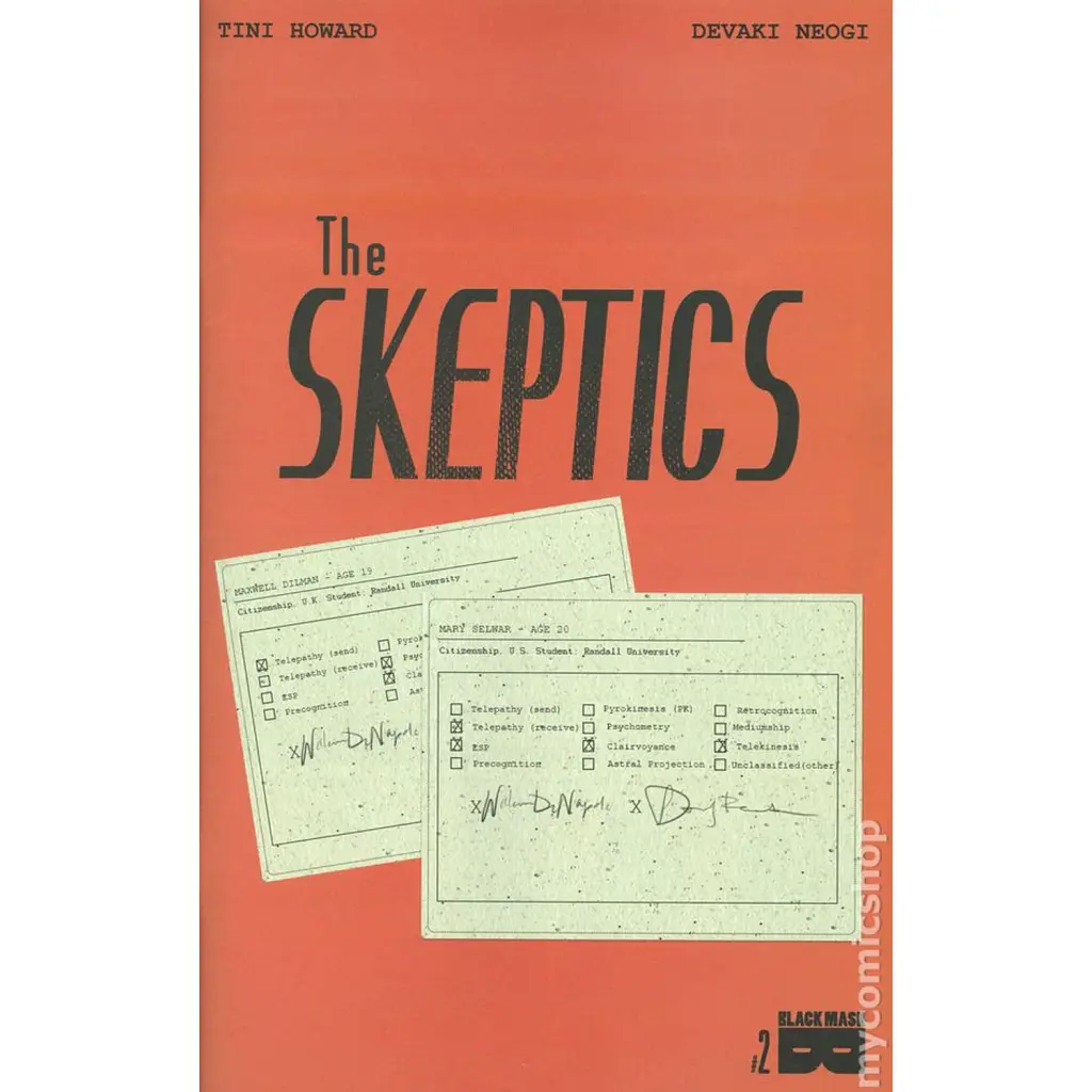 Skeptics (2016) #2 - Тіні Говард