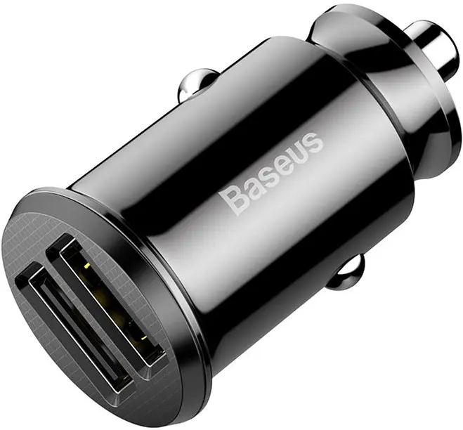 Автомобільний зарядний пристрій Baseus Small Rice Grain Black (CCALL-ML01)