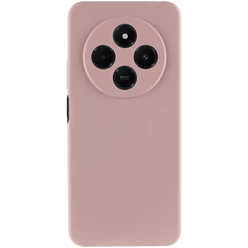 Чехол Silicone Cover Lakshmi Full Camera (AAA) для Xiaomi Redmi 14C / Poco C75 Розовый / Pink Sand - фото 3
