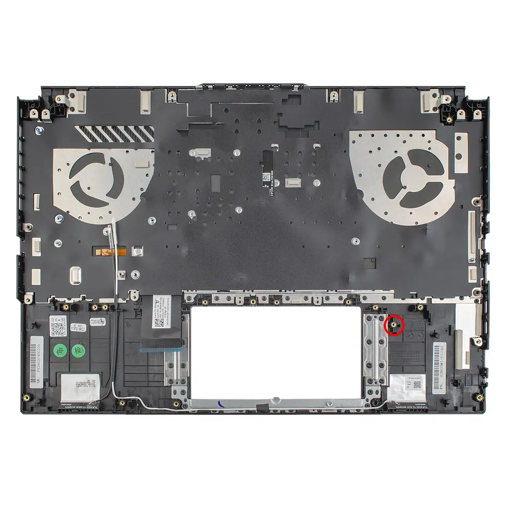 Верхня кришка для Asus FX517ZM FX507ZE, (топкейс+клавіатура, підсвічування 8pin, 90NR0951-R31UA0, Оригінал) - фото 2