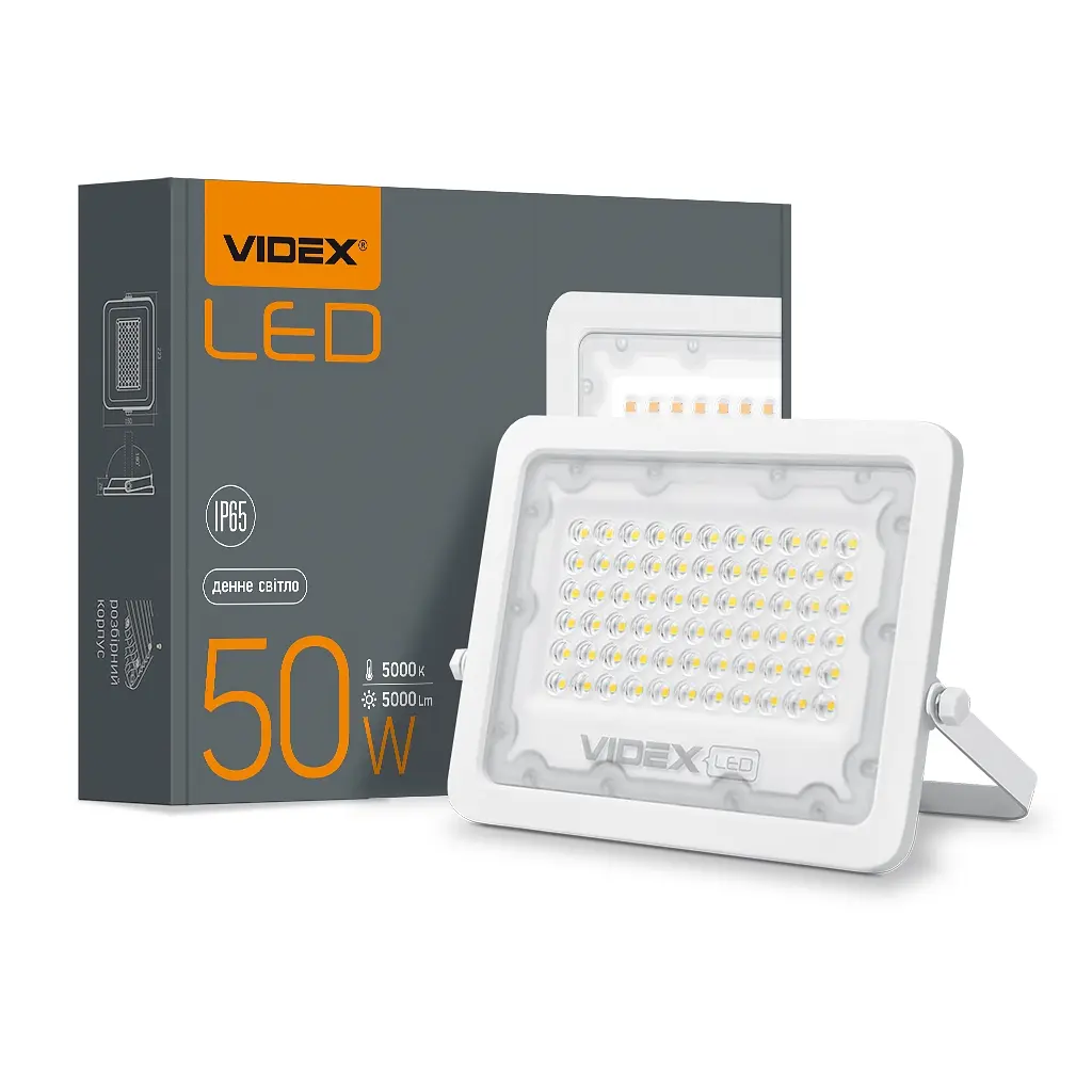 Прожектор Videx LED 50W 5000K 220V (VL-F2e-505W) - фото 3