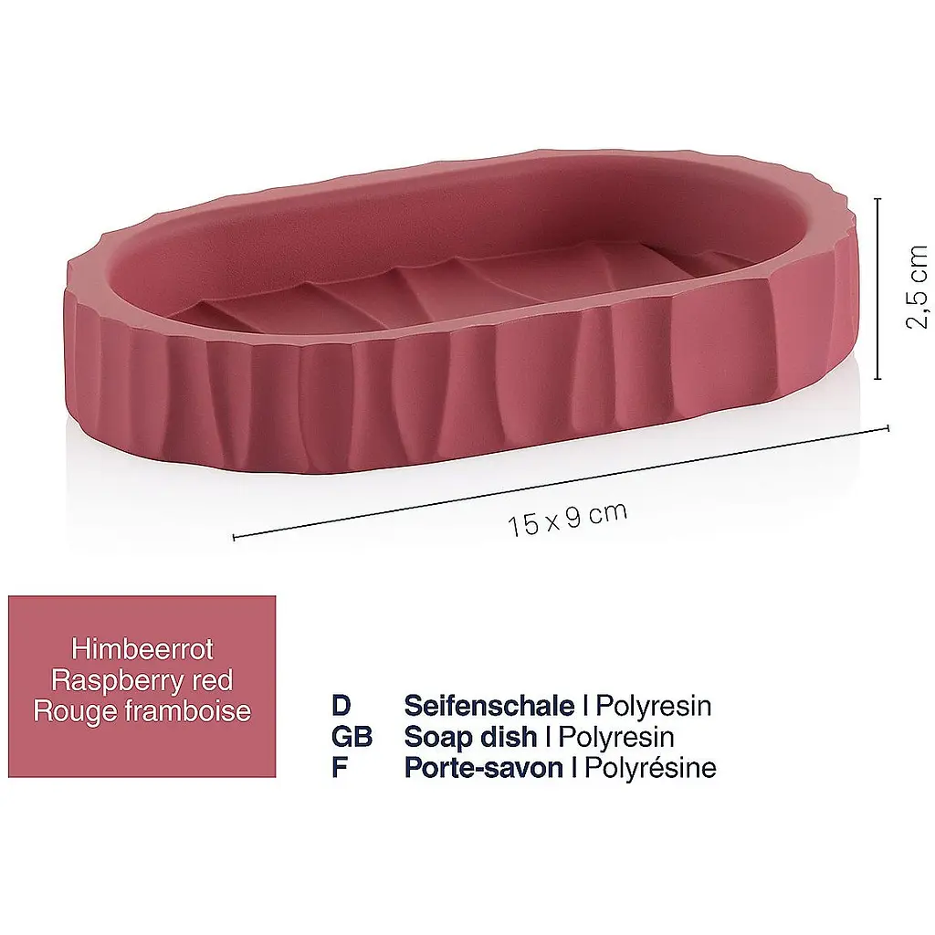 Мильниця Kela Merida 15х9х2.5 см малиново-червона (23768) - фото 4