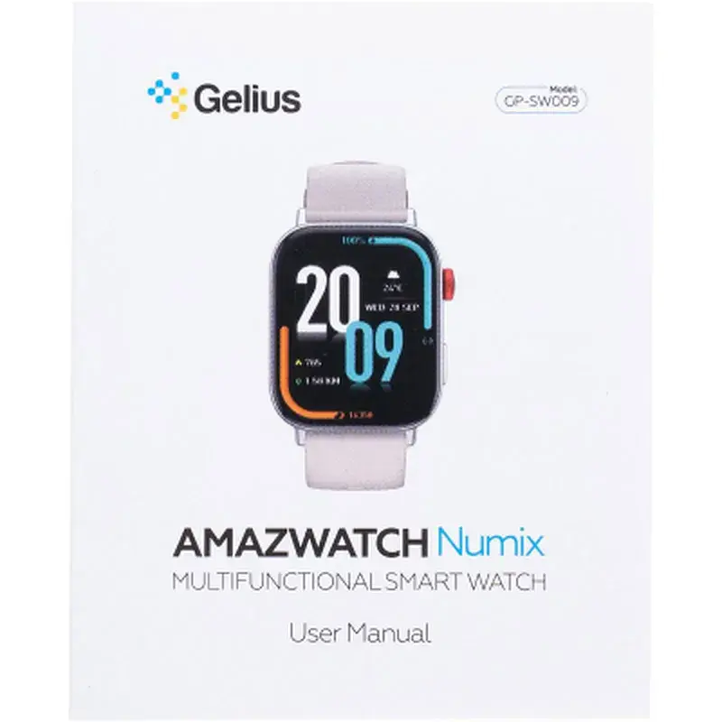 Смарт-годинник Gelius Pro GP-SW009 (Amazwatch Numix) Black (2099900996863) - фото 8