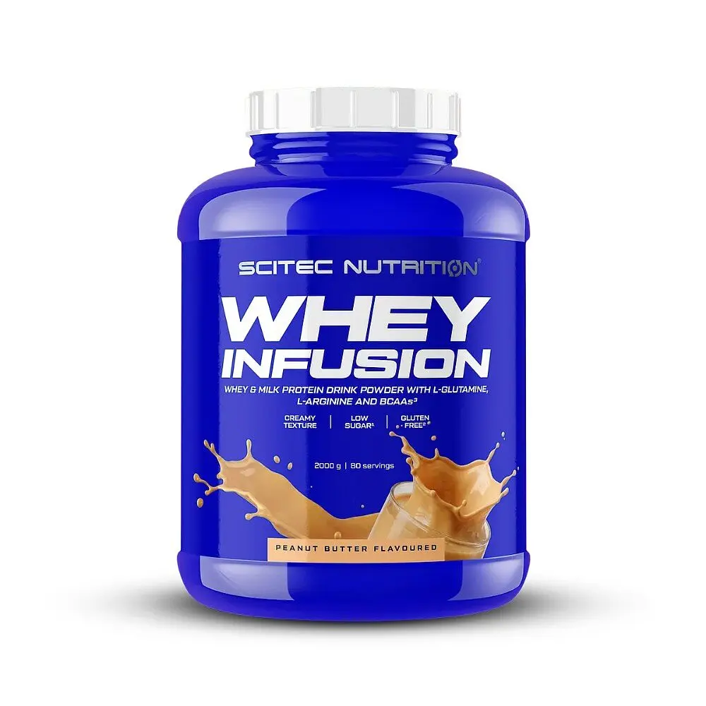 Сироватковий протеїн Scitec Nutrition Whey Infusion, 2 кг - Арахісова паста