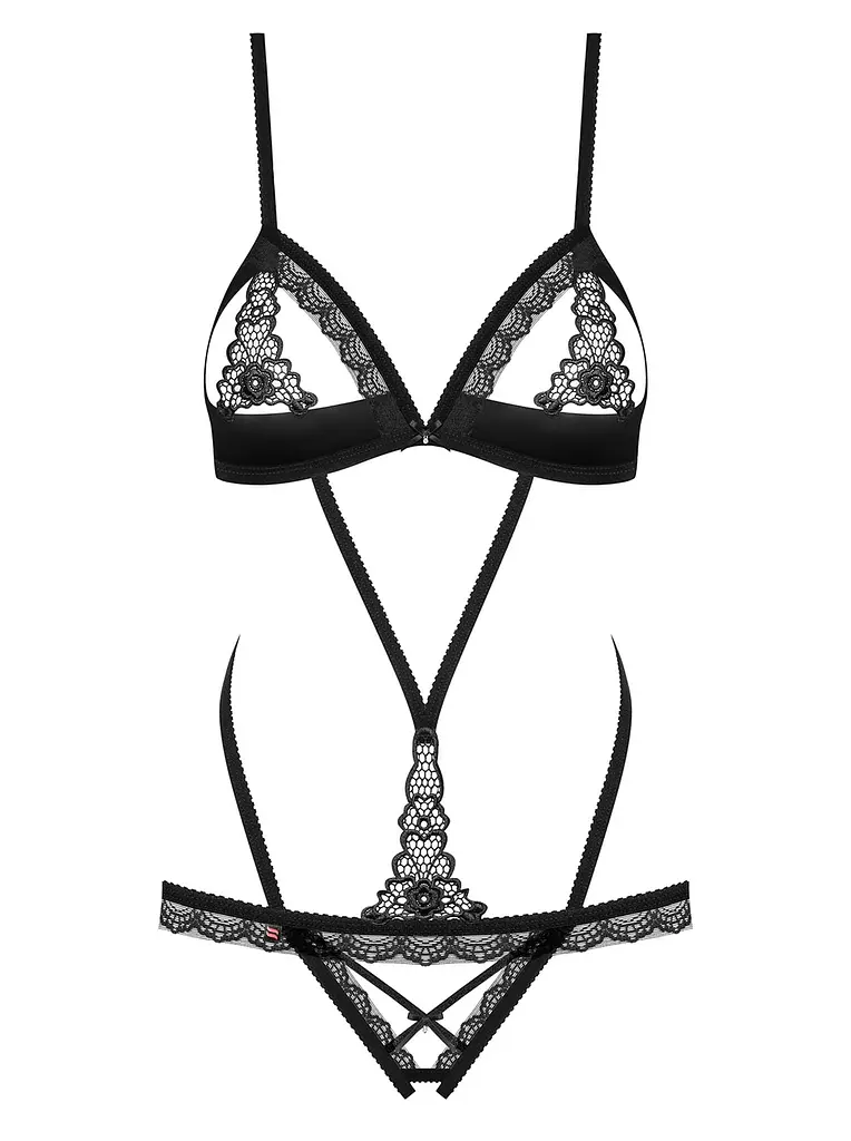 Боді Obsessive 865-TED-1 L/XL чорний - фото 5