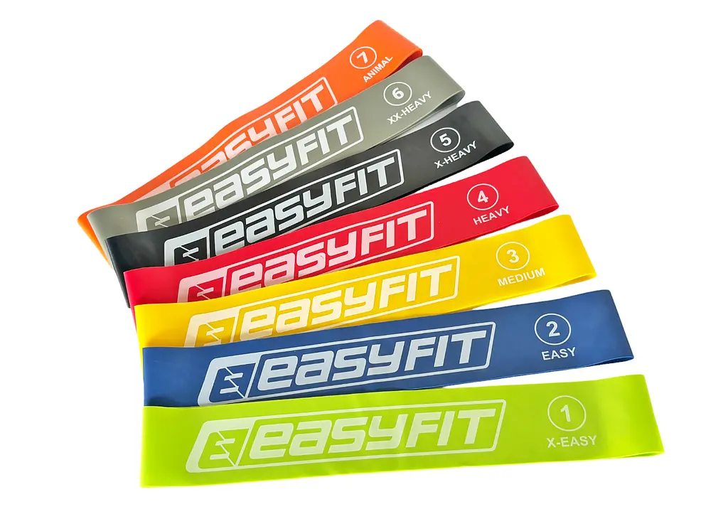 Резинки для фітнесу EasyFit набір з 7 штук (EF-1814) - фото 5