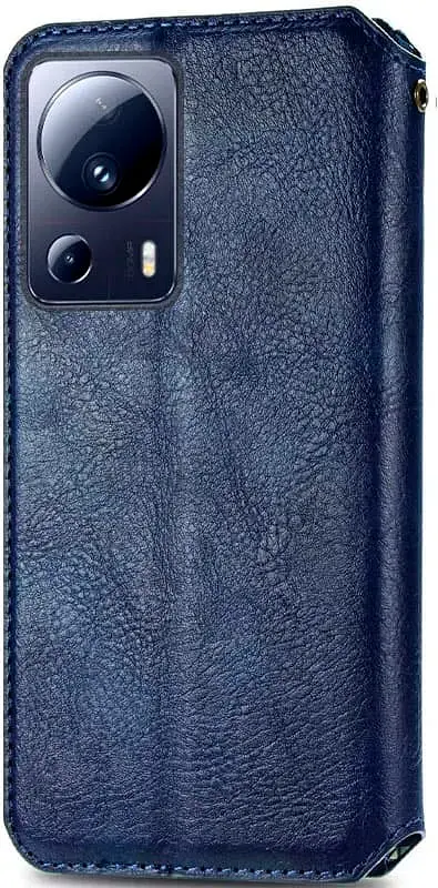 Чехол-книжка GETMAN Cubic Cover Case для Xiaomi 13 Lite Blue [85851] - фото 2