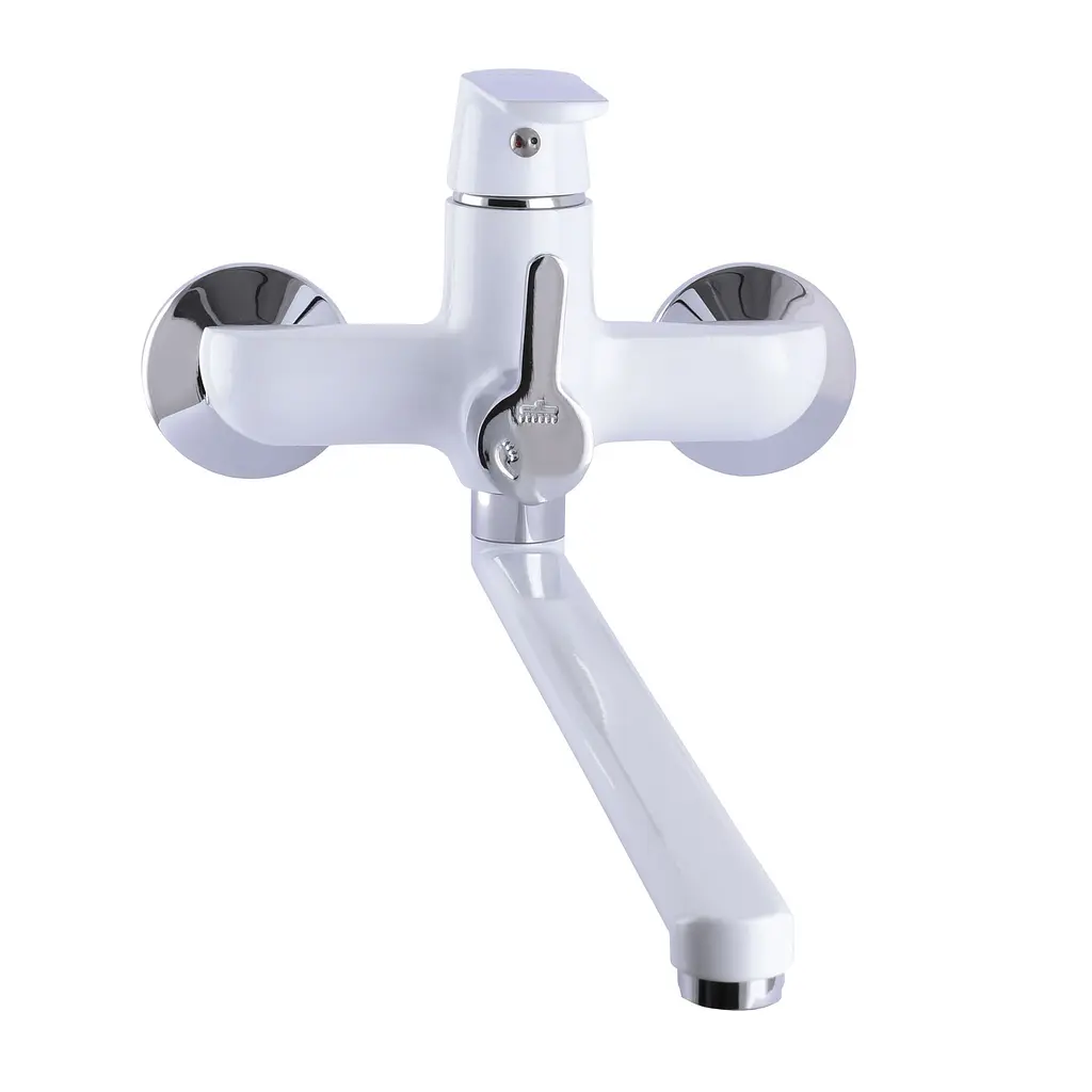 Змішувач для ванної Globus Lux Laguna GLA-0208-7-white Білий - фото 4