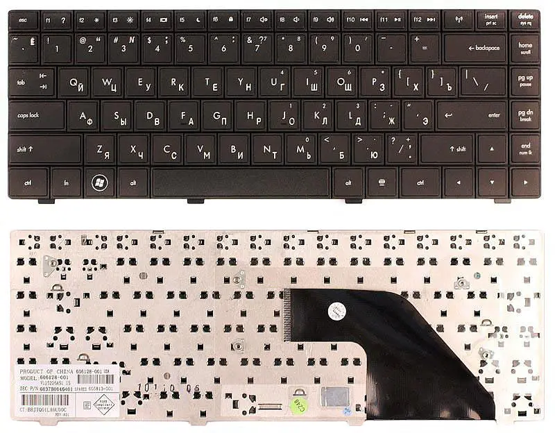 Клавіатура для ноутбука HP Compaq (320, 321, 325, 326, 420, 421, 425) Black - фото 3
