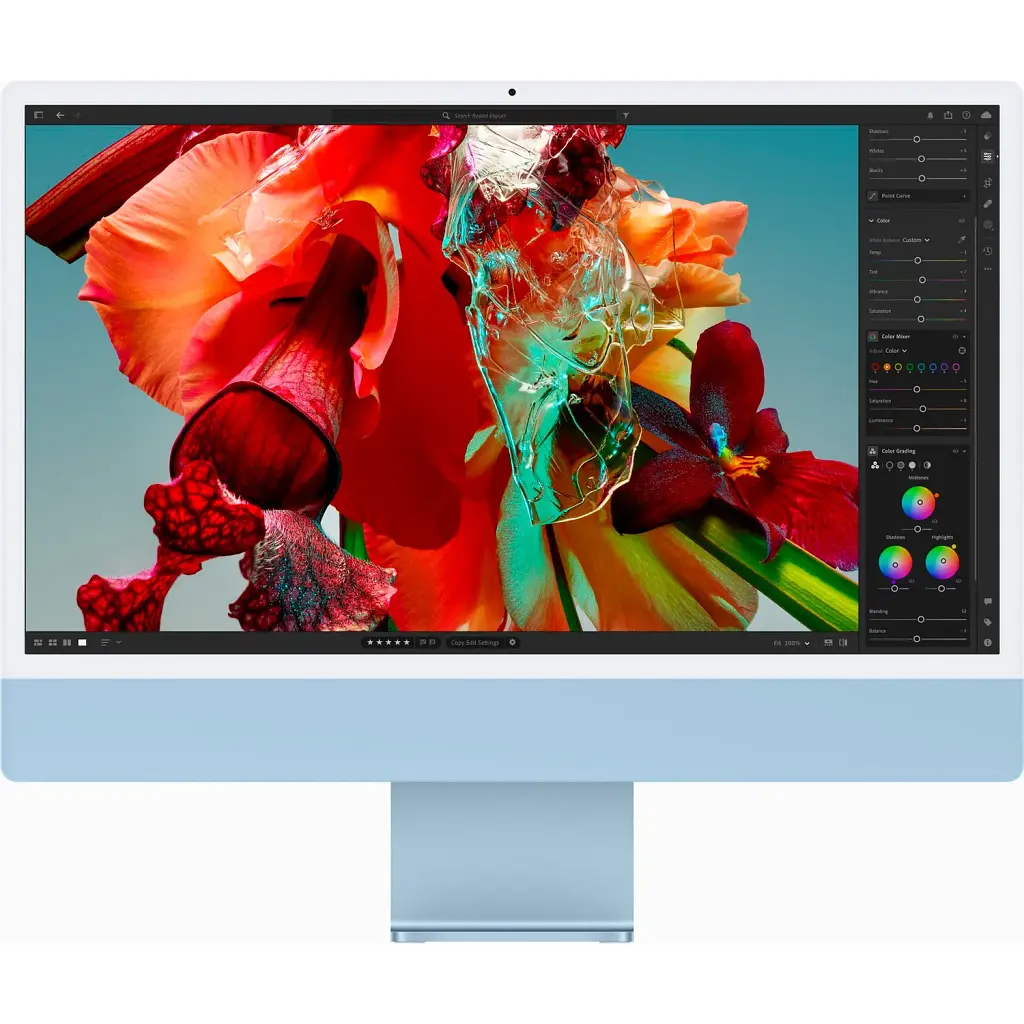 Моноблок Apple iMac 24` M3 8GPU 256GB Blue (MQRC3) 2023 [99092] - фото 3