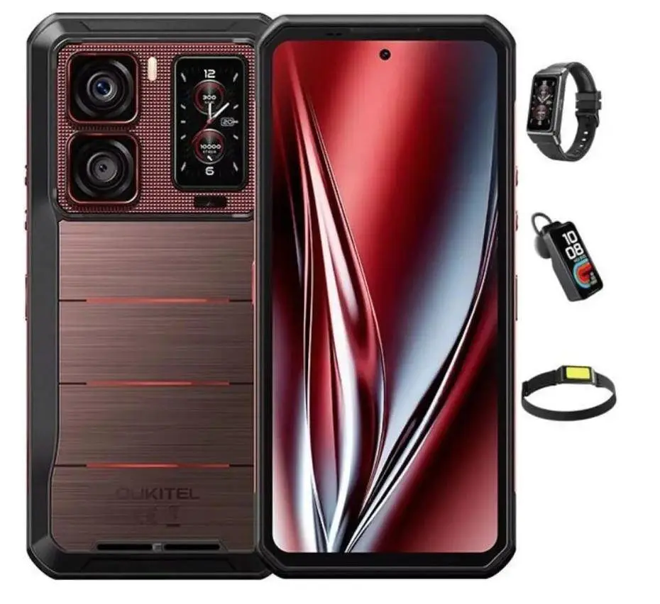 Смартфон Oukitel WP300 5G 12/512Gb червоний 16000 мАг - фото 8