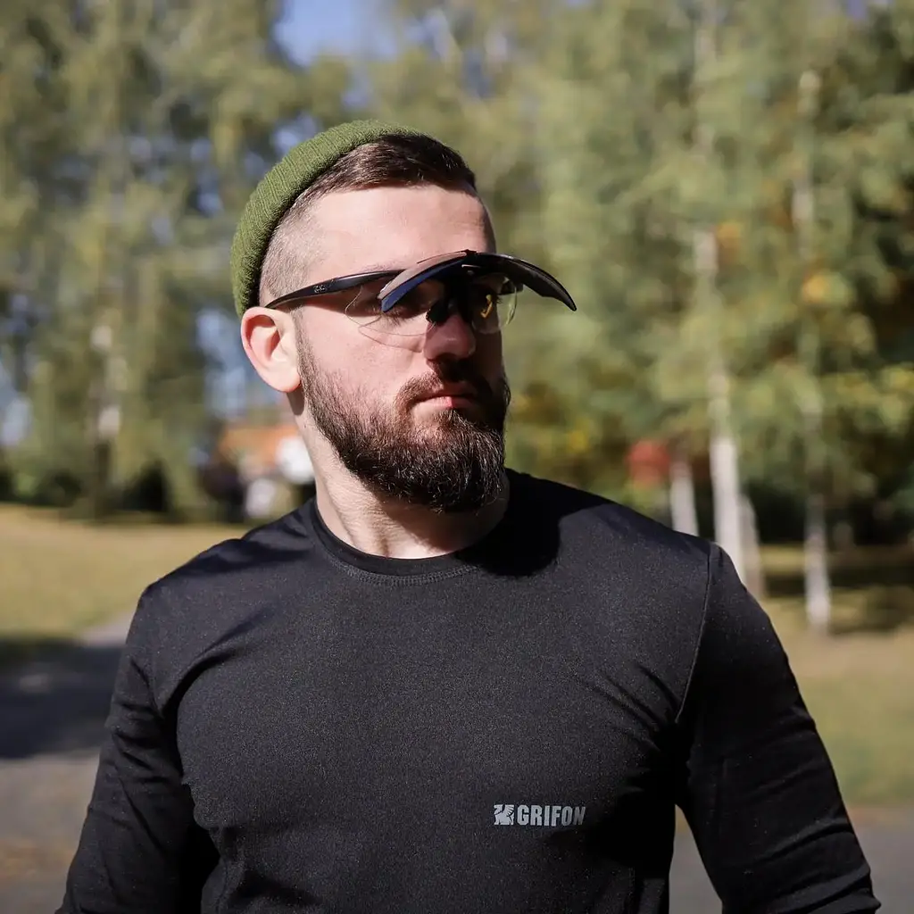 Очки тактические Ray-Ban с 5 сменными линзами (Черные) - фото 9