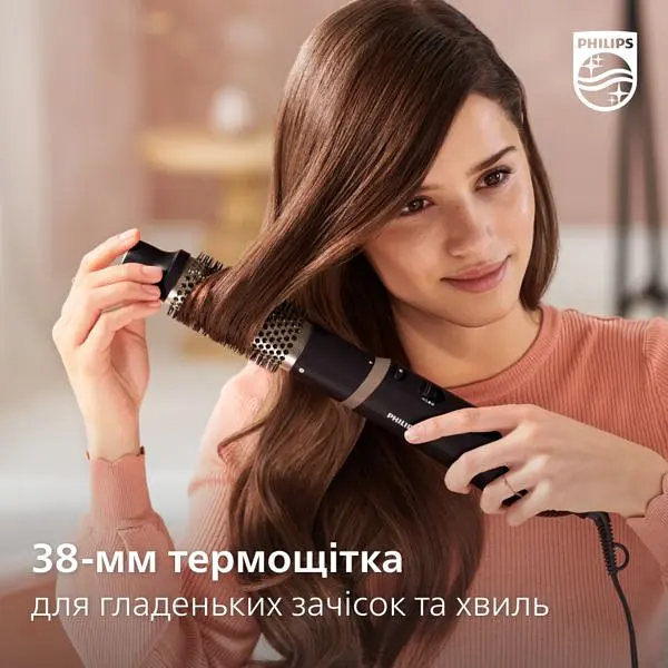 Фен-щітка Philips Air Styler 3000, 800 Вт 3/2 режими чорна (BHA301/00) - фото 6