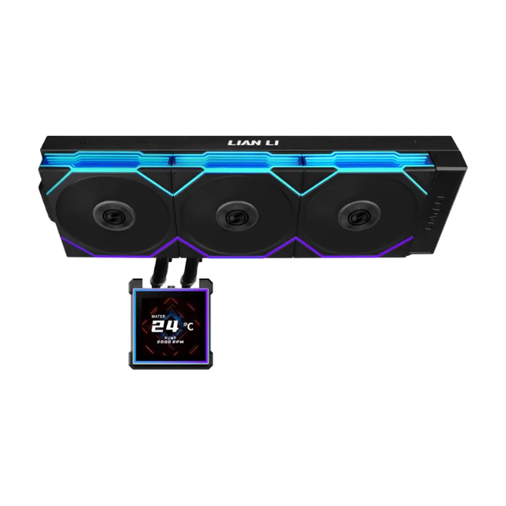 Система рідинного охолодження Lian Li HydroShift II LCD-S 360CL Black (G89.GHS2LCDS36CB.00) - фото 2