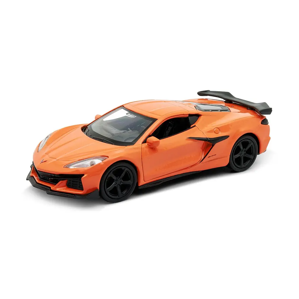 Автомодель - Chevrolet Corvette Z06 2023 (помаранчевий, світло-блакитний), в асортименті - фото 3