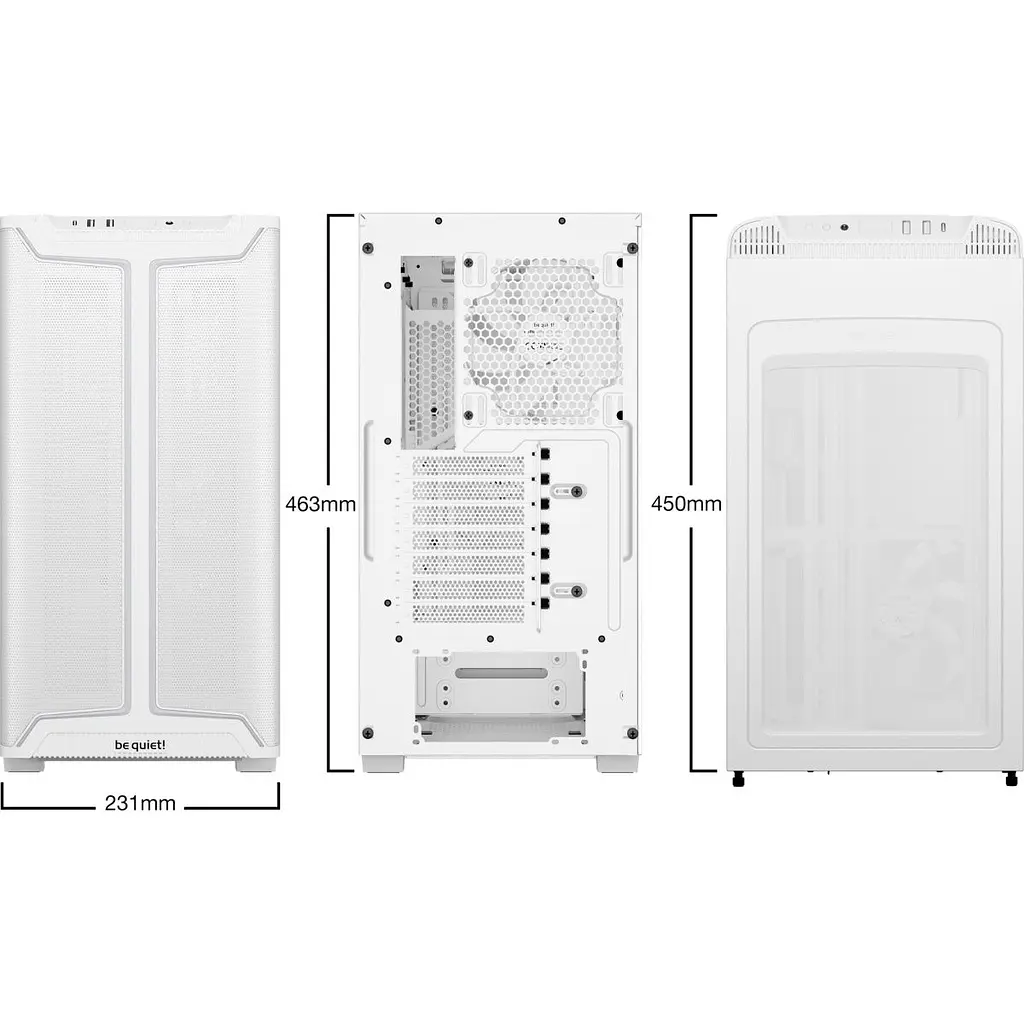 Корпус be quiet! Pure Base 501 DX White (BGW77) [134593] - фото 6