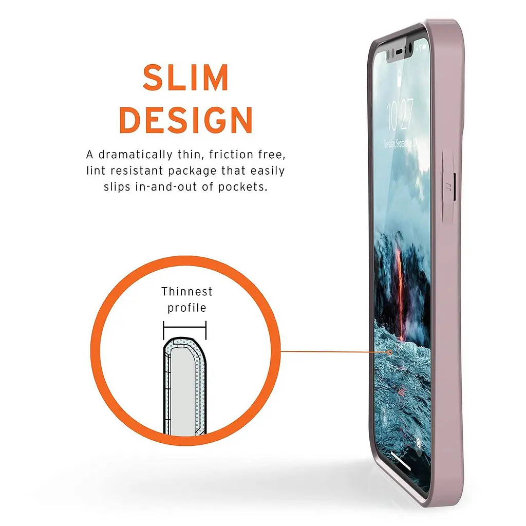 Чохол протиударний UAG Outback 112355114646 для iPhone 12/12 Pro (6.1") Lilac - фото 8