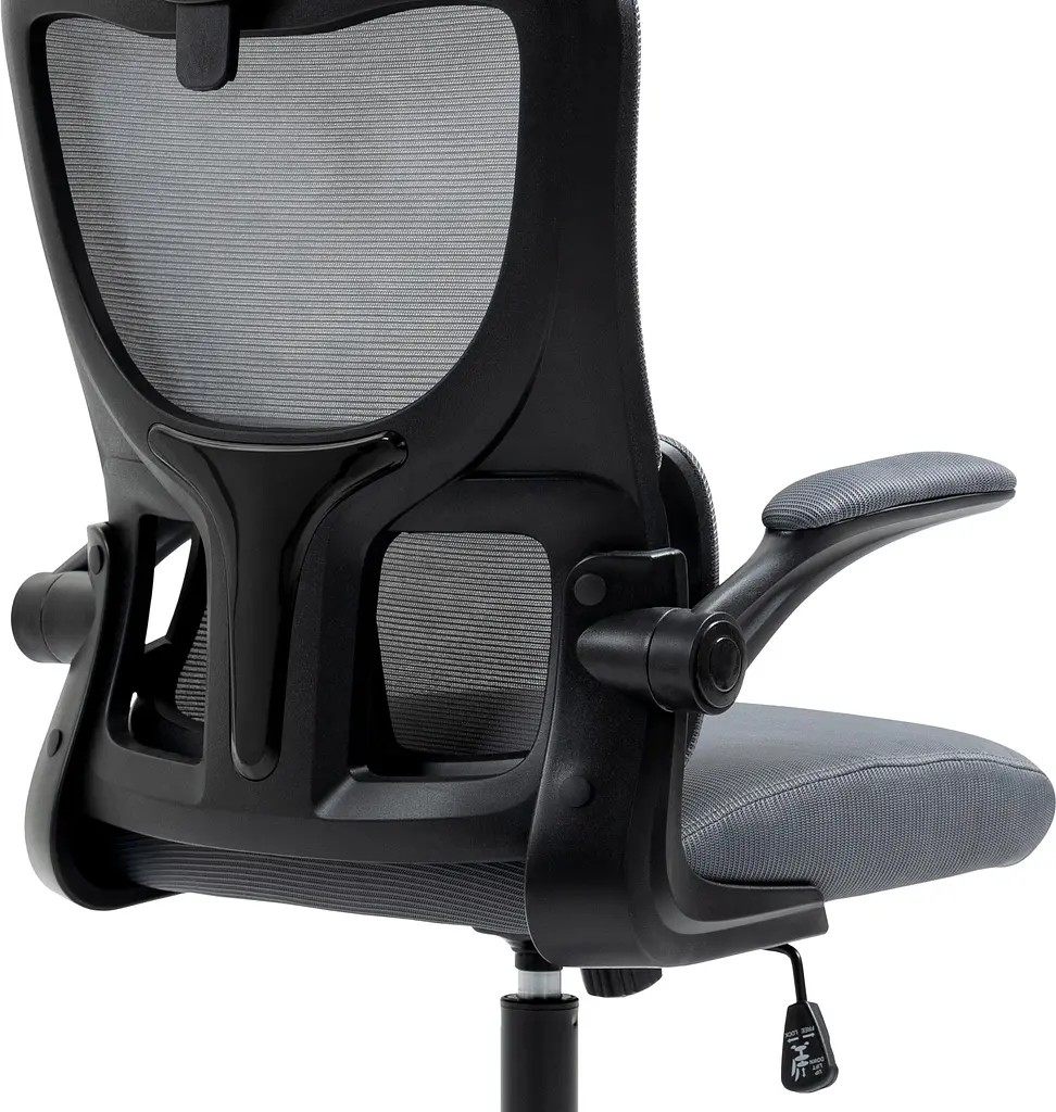 Офісне крісло GT Racer X-5728, чорно-сіре (X-5728 Black/Gray) - фото 5