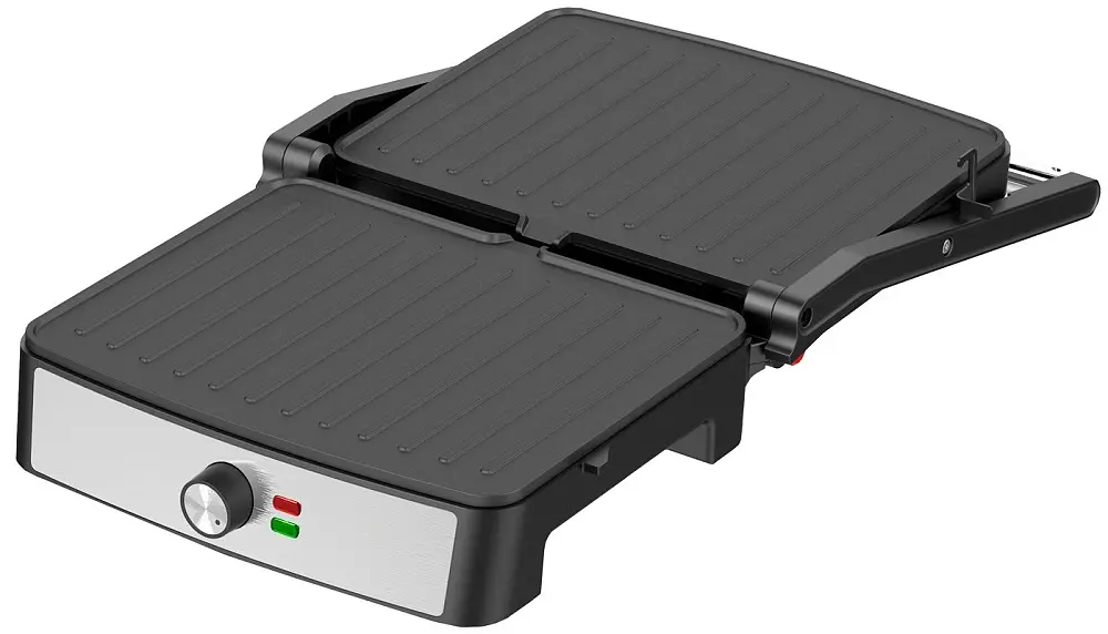 Електрогриль Liberton LPG-1402, Inox/Black, 2200W, закритий (двосторонній) - фото 2