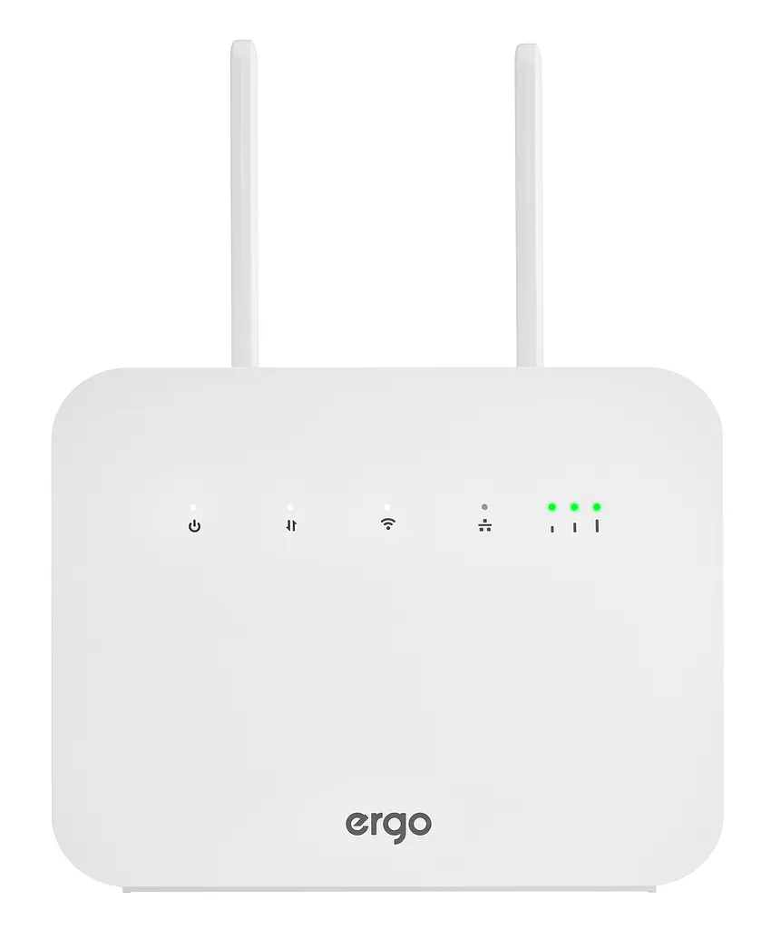 4G/3G WiFi роутер Ergo R291 під SIM, Батарея Wi-Fi 2.4/5 ГГц LTE до 300 мбіт/с, антенний роз'єм, усі оператори 3G/4G - фото 1