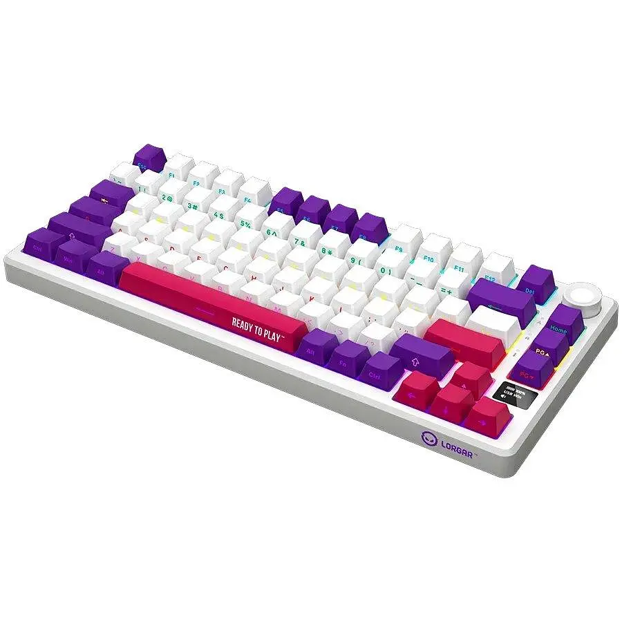 Клавіатура Lorgar KBP7075W Wireless Pro 75% Exploded White EN/UA (LRG-KBP7075W-WH-US) - фото 2