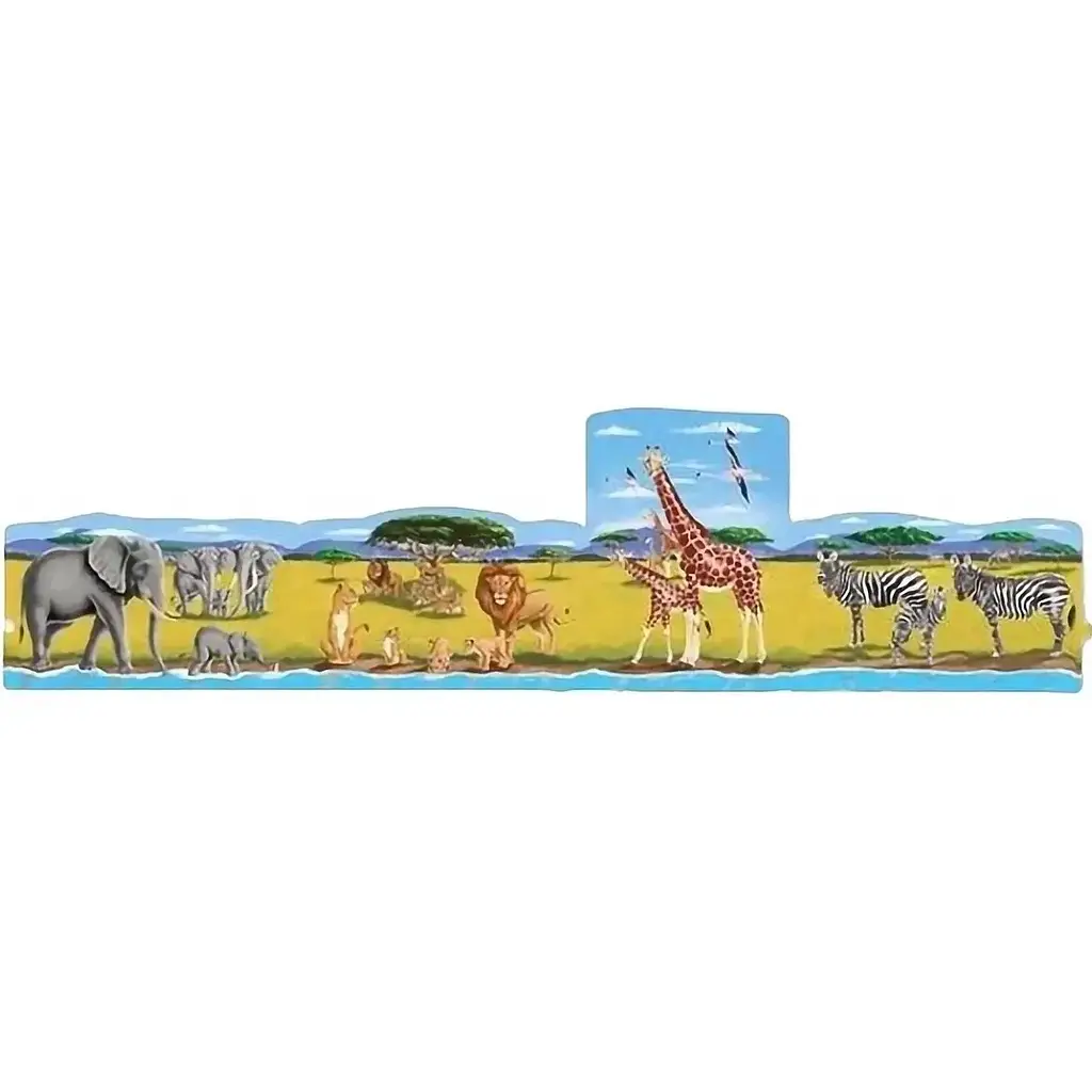 Мега-пазл Melissa&Doug Сафарі 4 в 1, 96 елементів (MD8915)