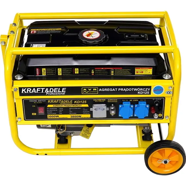 Генератор бензиновий Kraft&Dele KD125 [124525] - фото 2