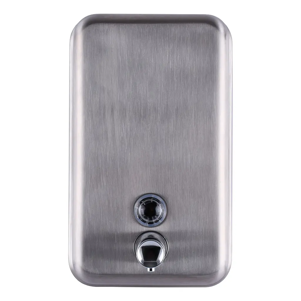 Дозатор для рідкого мила Hotec 13.111 Stainless Steel, Хром матовий - фото 2