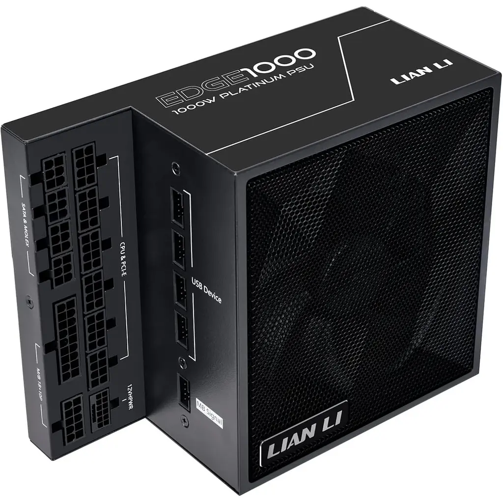 Блок живлення Lian Li EDGE1000, 80 Plus Platinum, Чорний, EU Cord (G9P.EG1000.BE00.EU) - фото 4