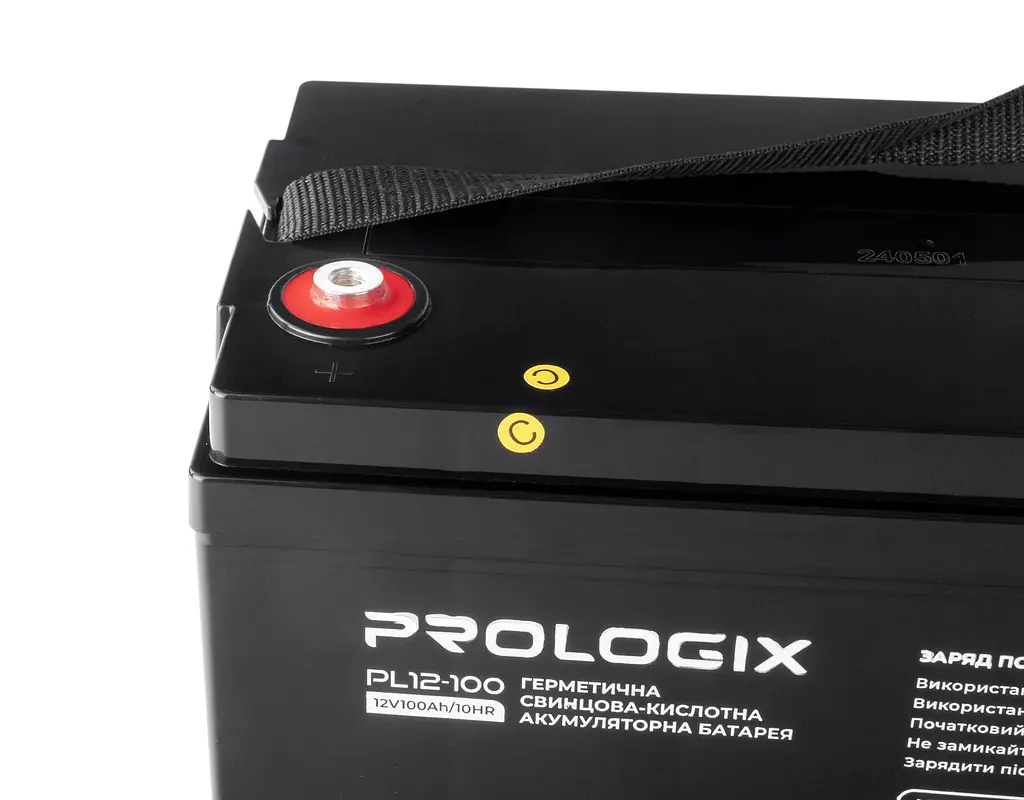 Акумуляторна батарея для ДБЖ ProLogix AGM 12 V / 100 А*ч (PL12-100) - фото 3