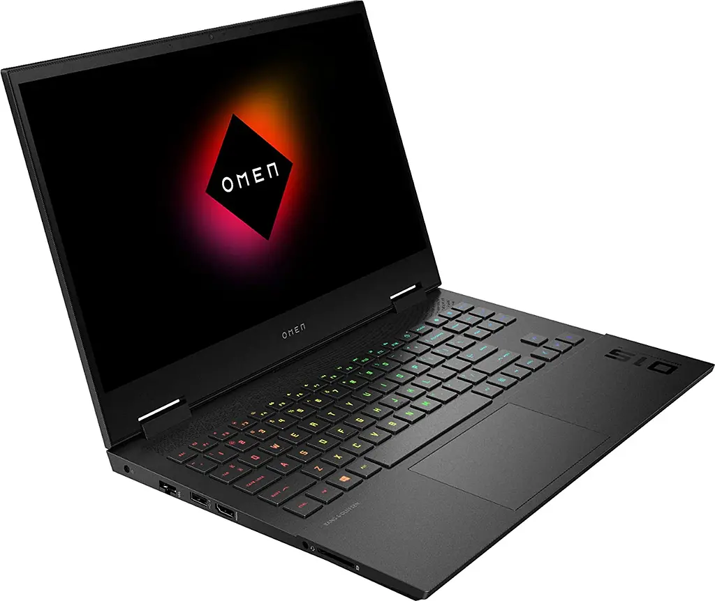 Ноутбук HP OMEN 15-en1010ru 15.6FHD IPS 144Hz/AMD R5 5600H/16/512F/NVD3060-6/DOS/Silver (422N4EA) - фото 5