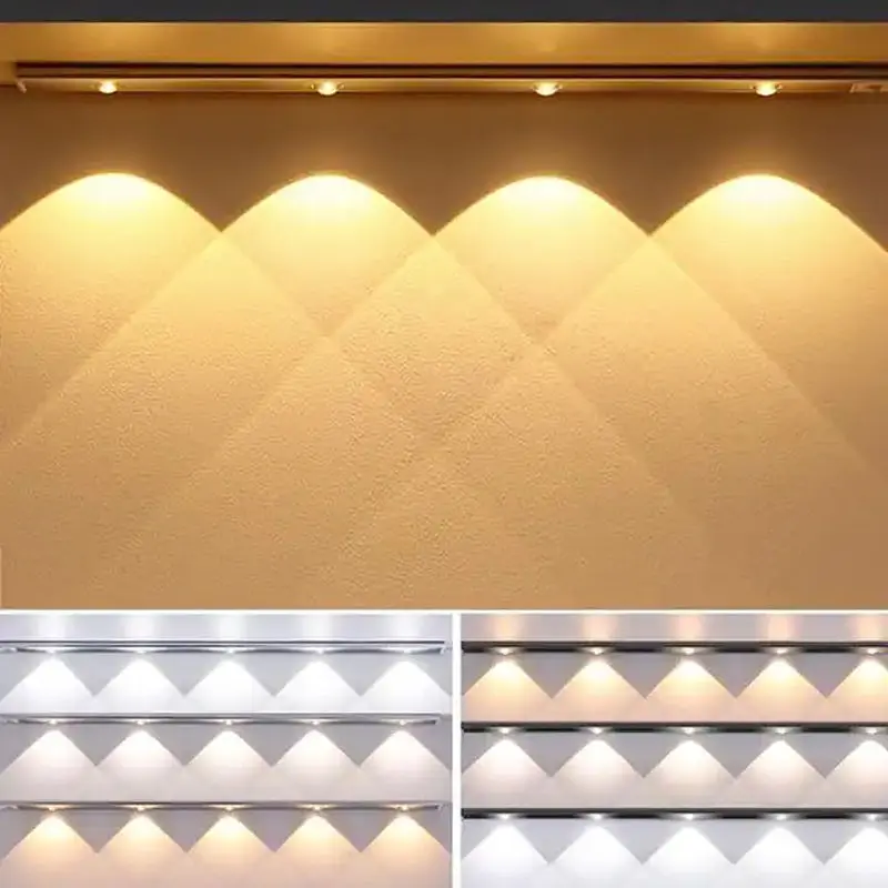 Сенсорний світильник LED з датчиком руху MZ-L1602 (40*10*200mm) White - фото 2