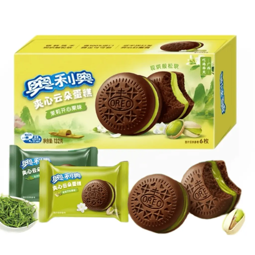 Тістечка Oreo Cloud Cake Jasmine Pistachio Flavor 132г - фото 2