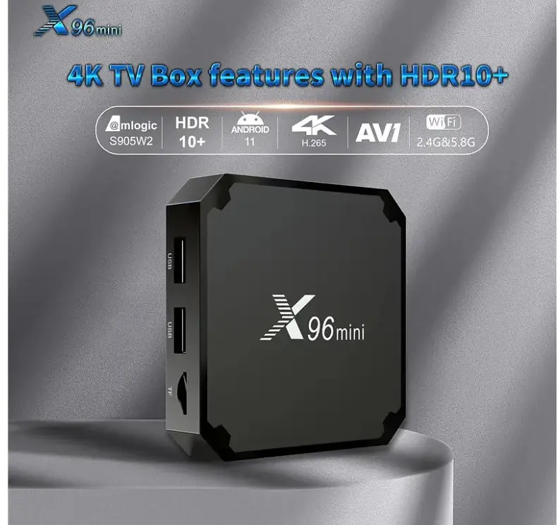 Медіаплеєр Андроїд приставка Smart TV Box X96 Mini W2 Android 11 2 Гб/16Гб - фото 6