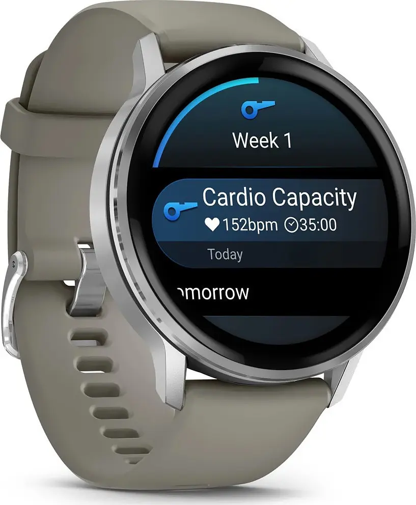 Смарт-годинник Garmin Venu 4 45 mm Silver with Silver Gray Silicone Band (010-03014-01/41) - фото 6