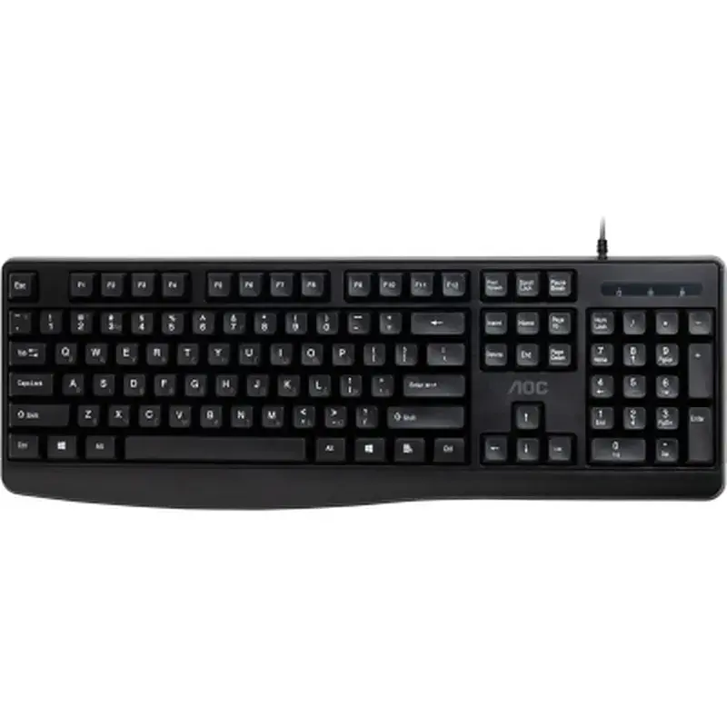 Клавіатура AOC KB120B USB UA Black (KB120B/97)