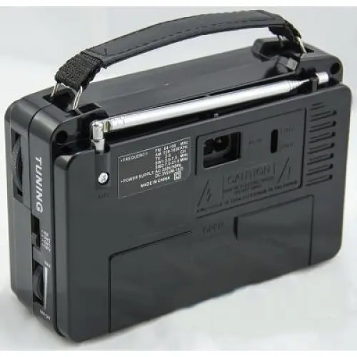 Радіоприймач всехвильовий FM 64-108 МГц, AM, SW від мережі 220V та батарейок 2*R20 радіо Golon 606 - фото 5